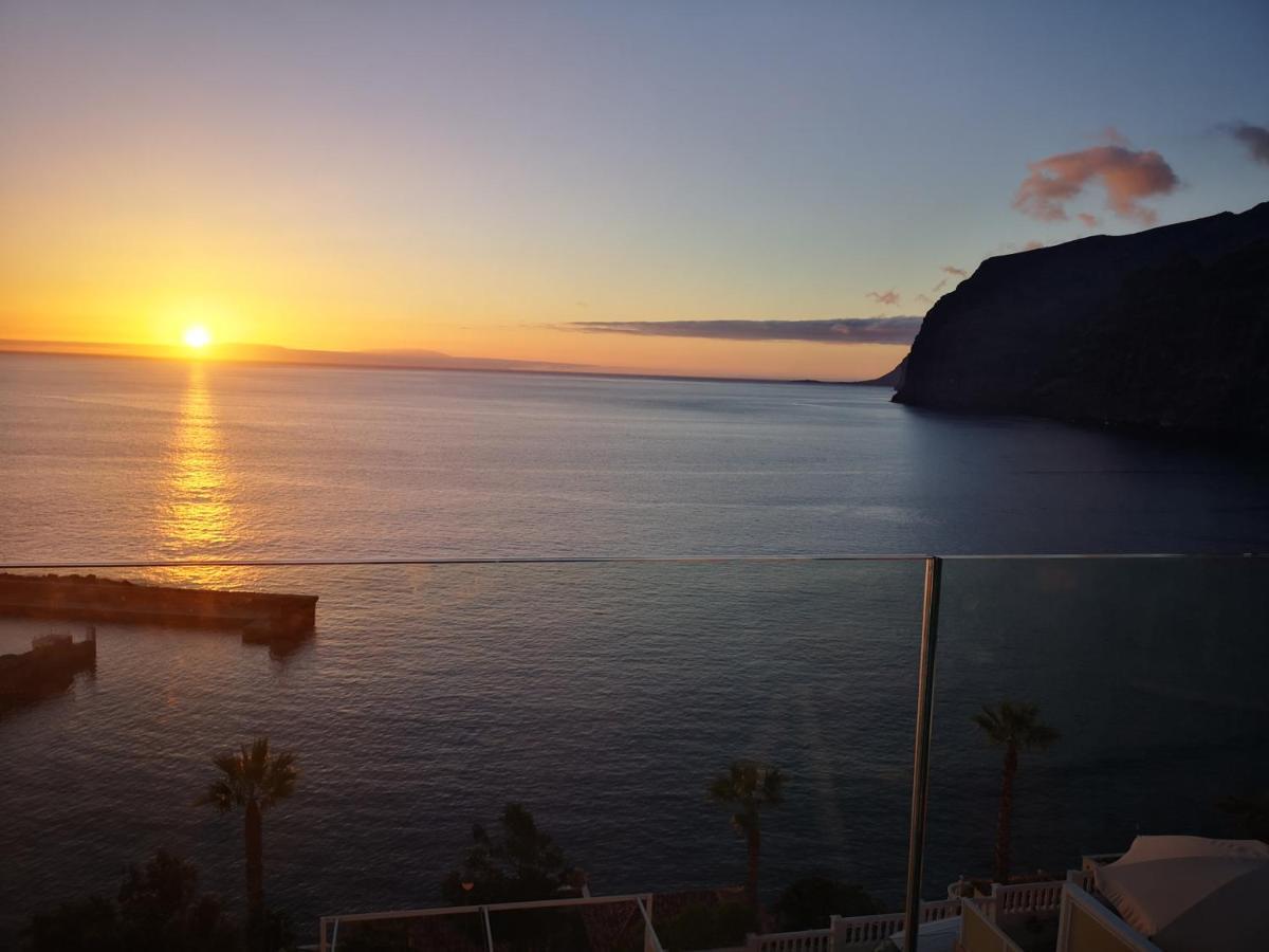 Luxury Apt. With Stunning Sea View Acantilado de los Gigantes المظهر الخارجي الصورة