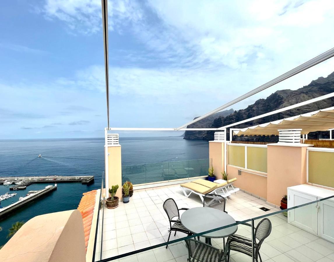 Luxury Apt. With Stunning Sea View Acantilado de los Gigantes المظهر الخارجي الصورة
